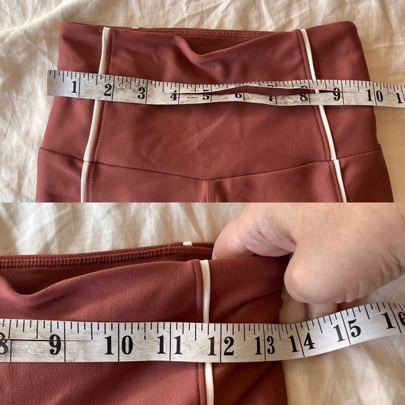 YPB by Abercrombie Rust Leggings XXS Short - Picture 11 of 15